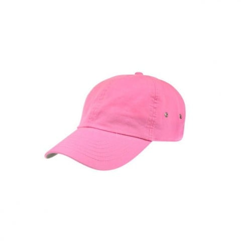 różowa czapka action z nadrukiem