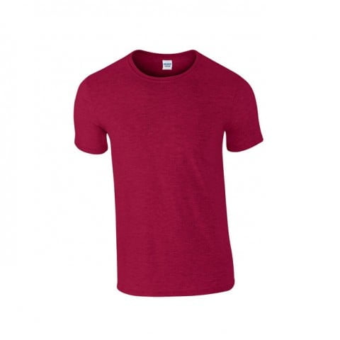 Antique Cherry Red (Heather) - Męska koszulka Softstyle®