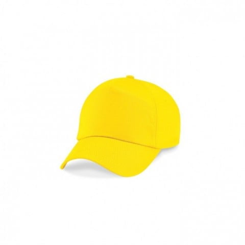 żółta czapka 5-panelowa Beechfield