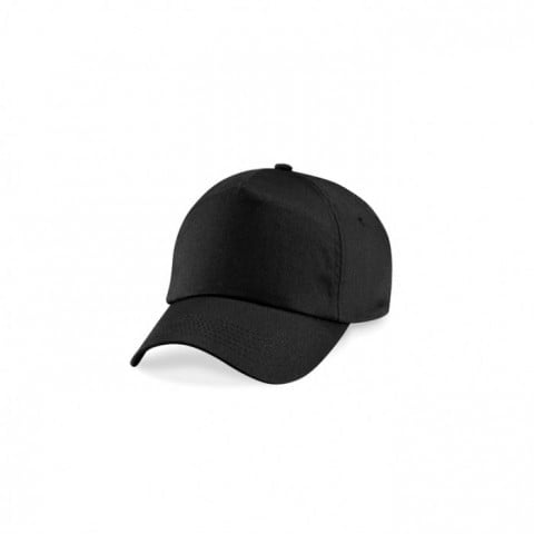 czarna czapka 5-panelowa Beechfield