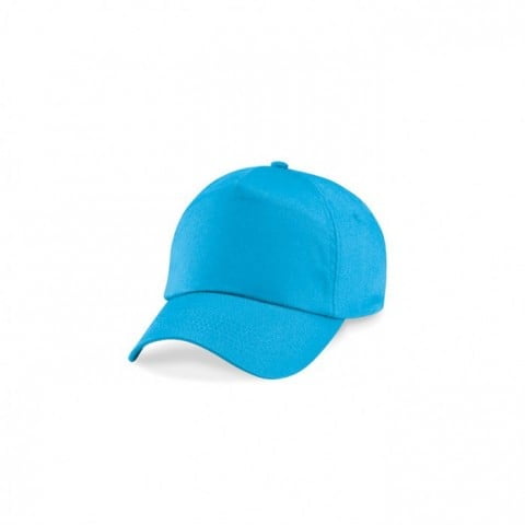 błękitna czapka 5-panelowa Beechfield