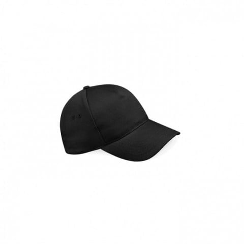 czarna reklamowa czapka 5-panelowa