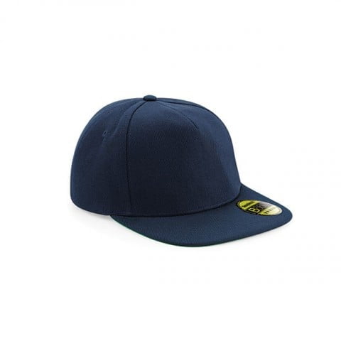 navy snapback beechfield bestickt