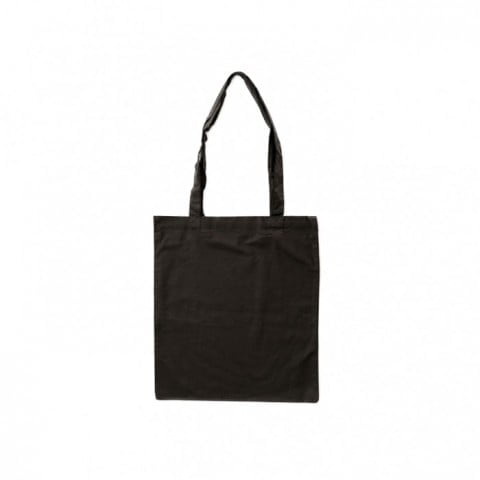 Black - Cotton bag, long handles