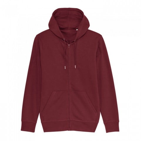 Burgundy - Bluza Unisex z Kapturem Connector