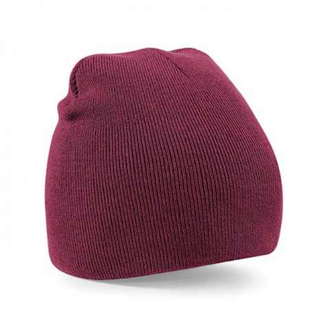 Burgundy - Czapka dzianinowa beanie