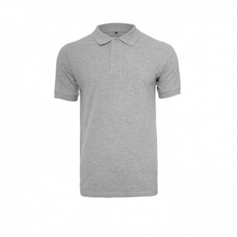 Heather Grey - Koszulka polo Basic BY008