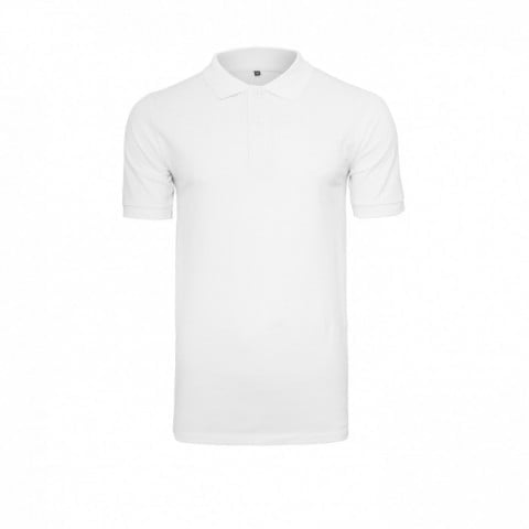White - Koszulka polo Basic BY008