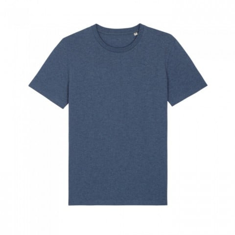 Niebieskoszary melanżowy t-shirt unisex z bawełny organicznej Creator Stanley Stella