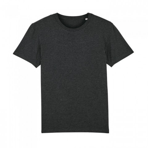 Ciemnoszary melanżowy t-shirt unisex z bawełny organicznej Creator Stanley Stella