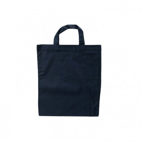 Deep Blue - Cotton bag, short handles