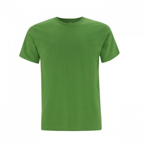 Zielony organiczny t-shirt unisex Continental EP01 - własne hafty na koszulkach