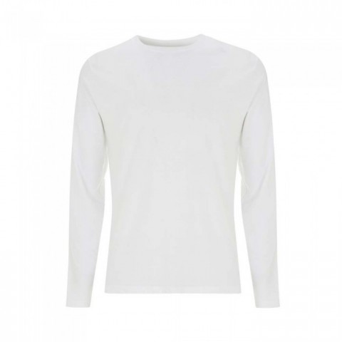 Biały t-shirt z długim rękawem Continental Unisex Longsleeve EP01L