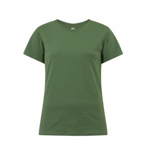 Zielony klasyczny t-shirt damski Continental EP02