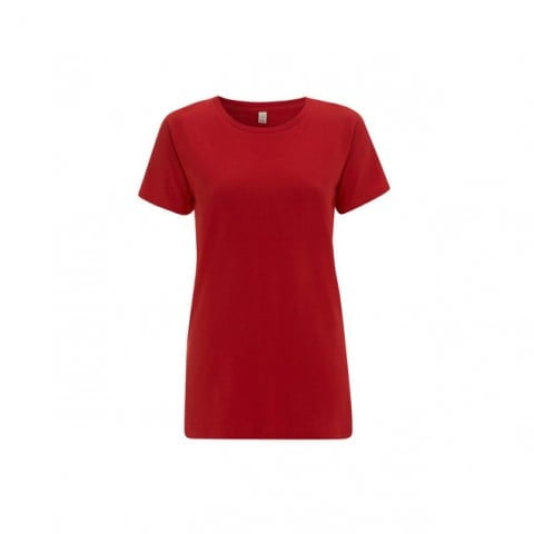 Czerwony klasyczny t-shirt damski Continental EP02
