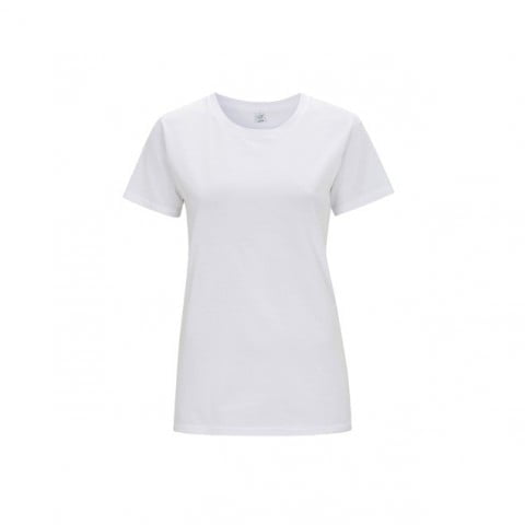 Biały klasyczny t-shirt damski Continental EP02