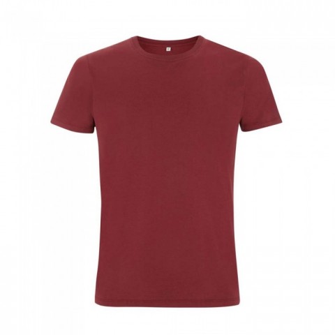 Organiczna koszulka z własnym haftem lub nadrukiem firmowym - t-shirt unisex czerwony EP100