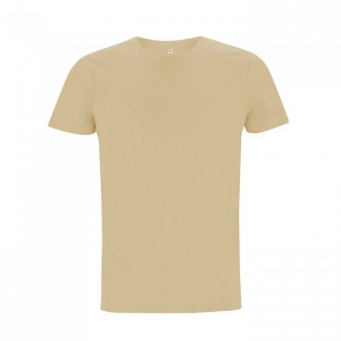 Organiczna koszulka z własnym haftem lub nadrukiem firmowym - t-shirt unisex beżowy EP100