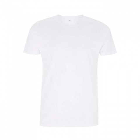Organiczna koszulka z własnym haftem lub nadrukiem firmowym - t-shirt unisex biały EP100