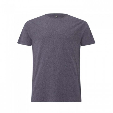 Organiczna koszulka z własnym haftem lub nadrukiem firmowym - t-shirt unisex fioletowy EP100