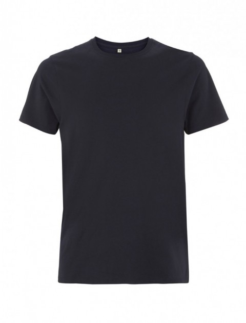 Czarny ekologiczny t-shirt unisex z własnym nadrukiem firmowym Continental Jersey t-shirt EP18