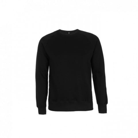 BL - Black - Bluza Unisex Raglan Sweatshirt EP65