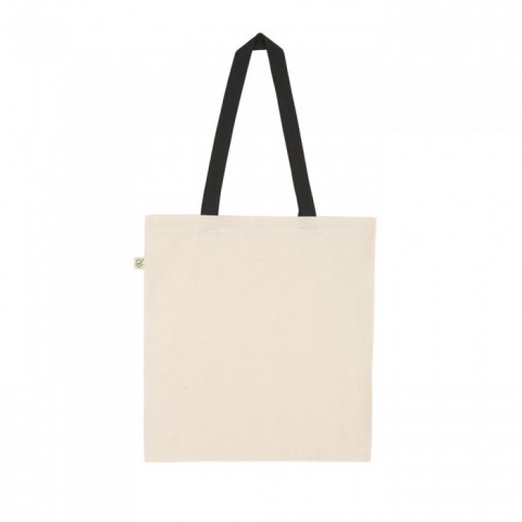 NLBL - Natural/ Black - Torba shopper tote bag EP71