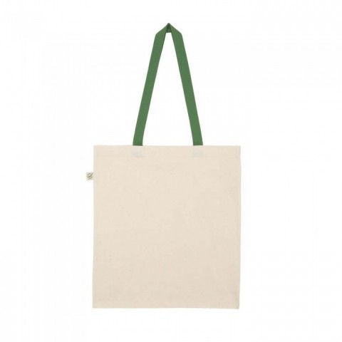 NLLF - Natural/ Leaf Green - Torba shopper tote bag EP71