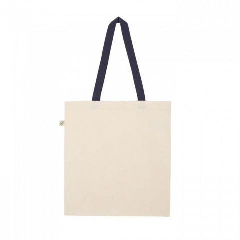 NLWH - Natural/ Navy - Torba shopper tote bag EP71