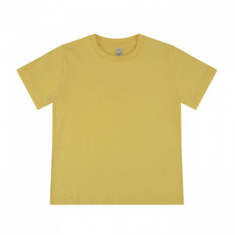 Żółta dziecięca koszulka GOTS Classic Jersey T-shirt EPJ01