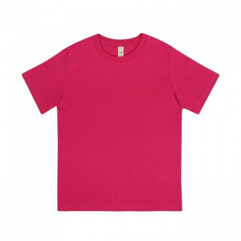Fuksjowa dziecięca koszulka GOTS Classic Jersey T-shirt EPJ01