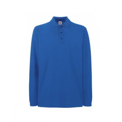 Royal Blue - Koszulka z długim rękawem Premium