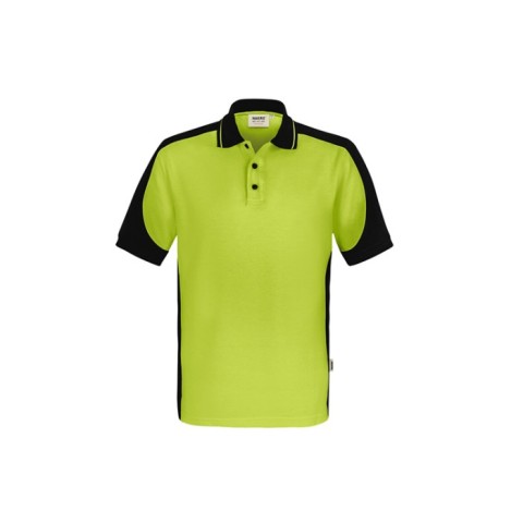 Jasnozielona Koszulka polo unisex kontrastowa MIKRALINAR® ECO 539