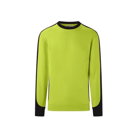 Jasnozielona Bluza unisex Kontrastowa MIKRALINAR® ECO 549