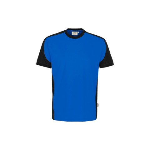 Niebieska Koszulka unisex kontrastowa MIKRALINAR® ECO 590