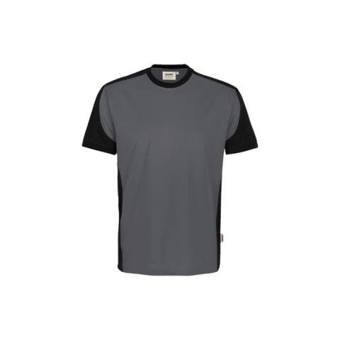 Szara Koszulka unisex kontrastowa MIKRALINAR® ECO 590