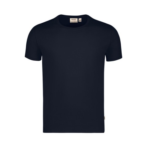 Granatowy t-shirt Hakro unisex MIKRALINAR® ECO GRS 530