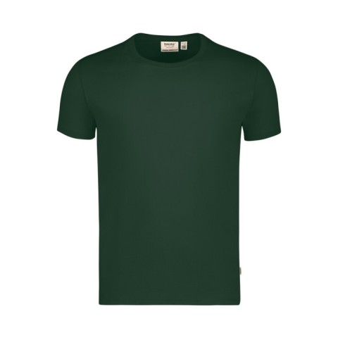 Zielony t-shirt Hakro unisex MIKRALINAR® ECO GRS 530