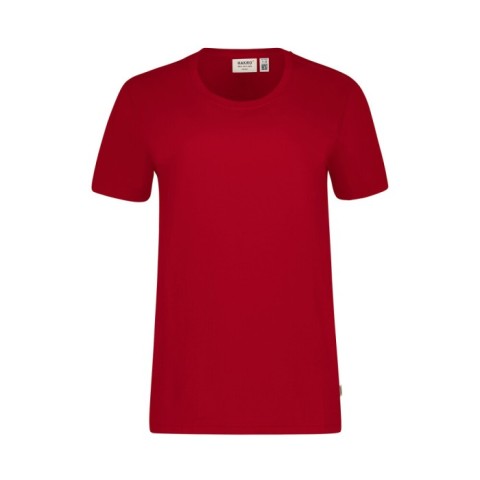 Czerwony T-shirt unisex organic cotton