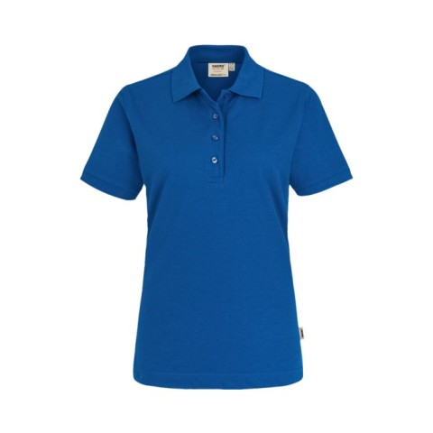 Niebieska damska koszulka z haftem lub nadrukiem dla pracowników polo MIKRALINAR ECO 369 HAKRO