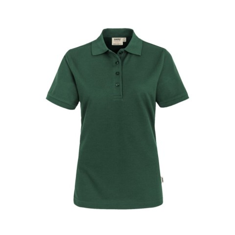 Zielona damska koszulka z haftem lub nadrukiem dla pracowników polo MIKRALINAR ECO 369 HAKRO