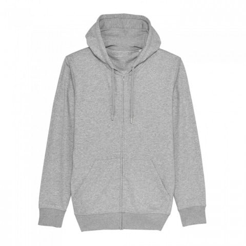 Heather Grey - Bluza Unisex z Kapturem Connector