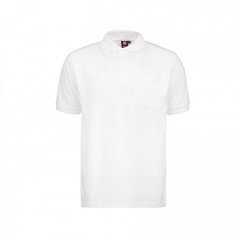 White - Herren Poloshirt ProWear mit Tasche