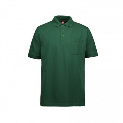Bottle Green - Męska koszulka polo ProWear z kieszonką