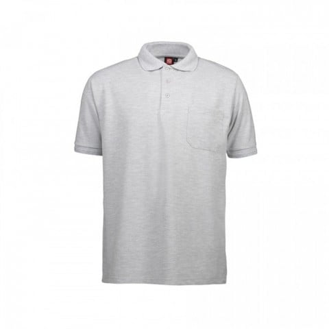 Heather Grey - Męska koszulka polo ProWear z kieszonką