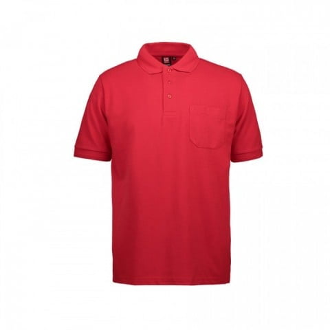 Red - Herren Poloshirt ProWear mit Tasche
