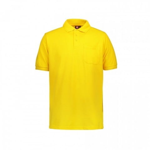 Yellow - Męska koszulka polo ProWear z kieszonką