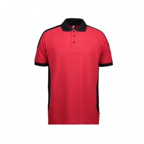 Red - Dwukolorowa Koszulka polo Prowear