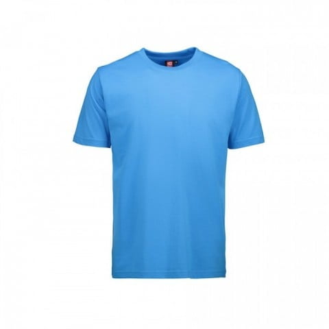 Niebieski męski t-shirt z własnym haftem hurt ID Identity 0500