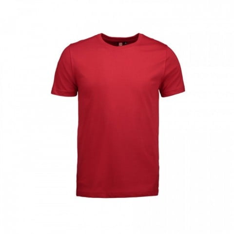 Męska koszulka slim w kolorze czerwonym ID Identity 0502